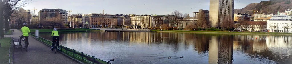 Lille Lungegårdsvannet i Bergen.