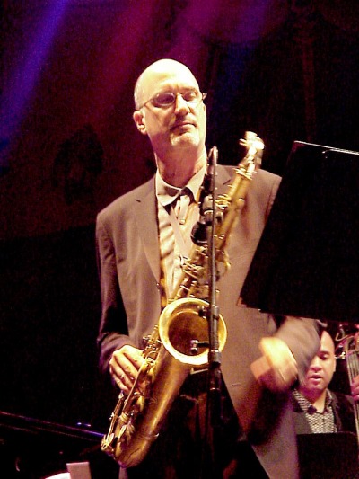 Michael Brecker i München i 2001. Foto: Sven Petersen (WikiMedia Commons)