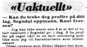 Faksimile VG 4.11.1981.